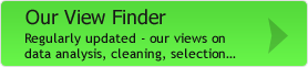 Our View Finder Regularly updated - our views on data analysis, cleaning, selection…